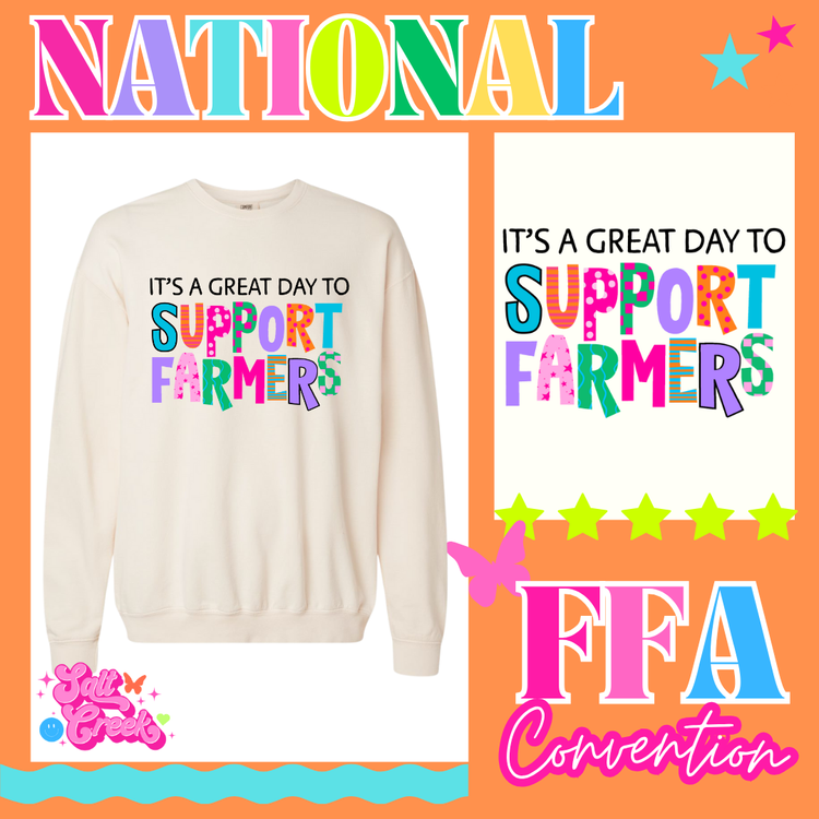 SUPPORT FARMERS SWEATSHIRT