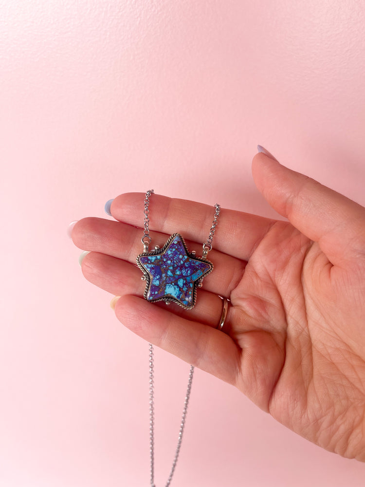 PURPLE MOJAVE STAR NECKLACE