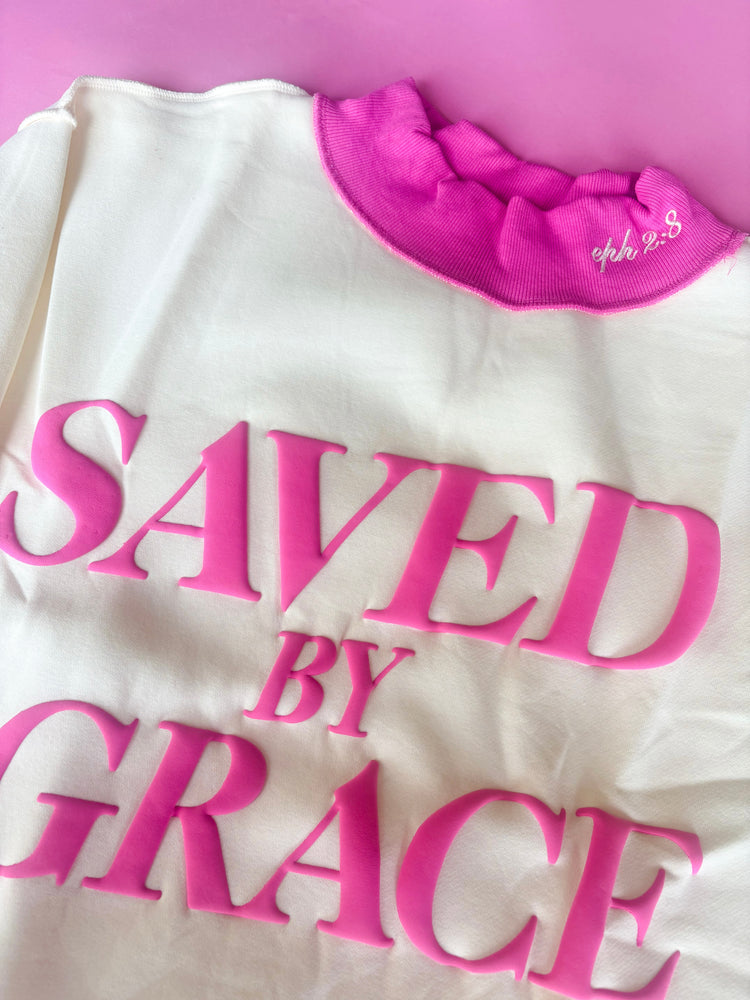 SAVED BY GRACE MOCK NECK