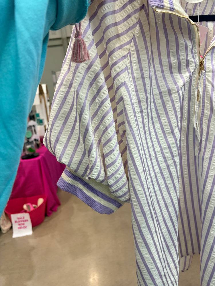 PURPLE STRIPE TOP- READ DESCRIPTION-6