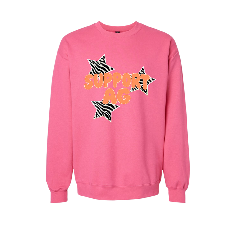 SUPPORT AG ZEBRA SWEATSHIRT- PLEASE READ DESCRIPTION