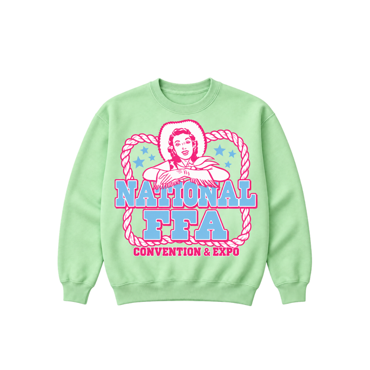 NATIONAL FFA COWGIRL SWEATSHIRT- PLEASE READ DES.