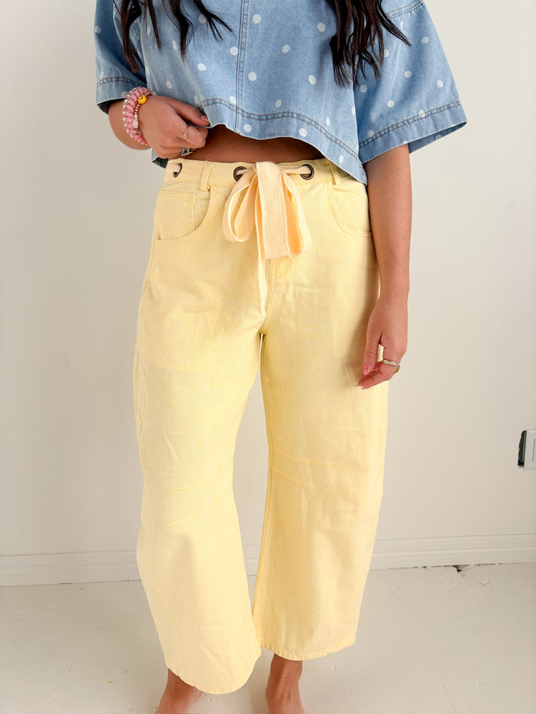 YELLOW BARREL JEAN