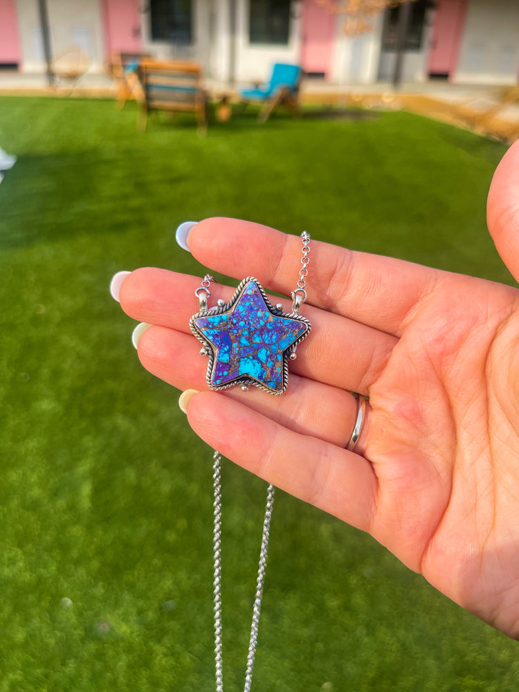 PURPLE MOJAVE STAR NECKLACE