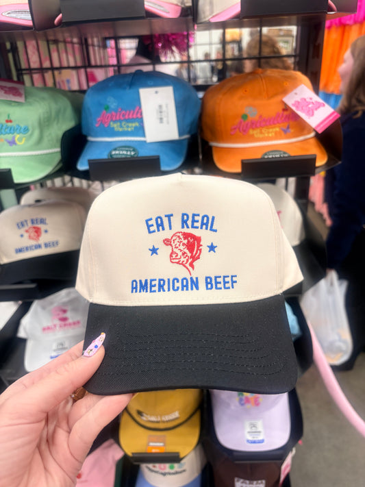 EAT BEEF CAP