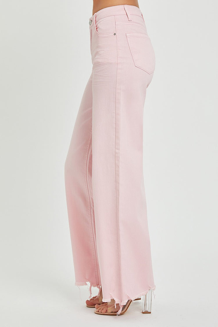 PALE PINK JEANS