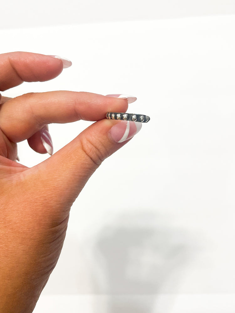 STERLING STACKER RING