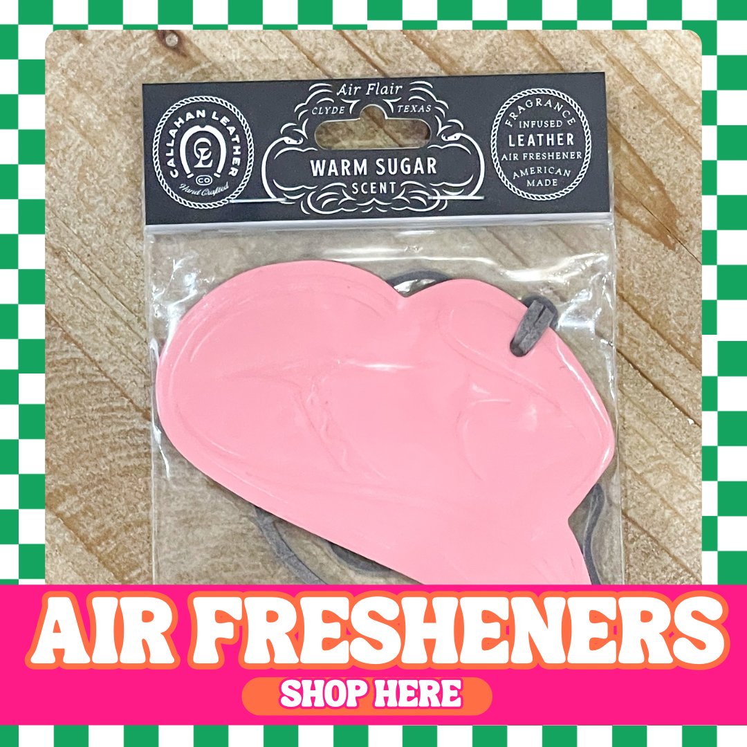 LEATHER AIR FRESHENERS Salt Creek Market & Apparel