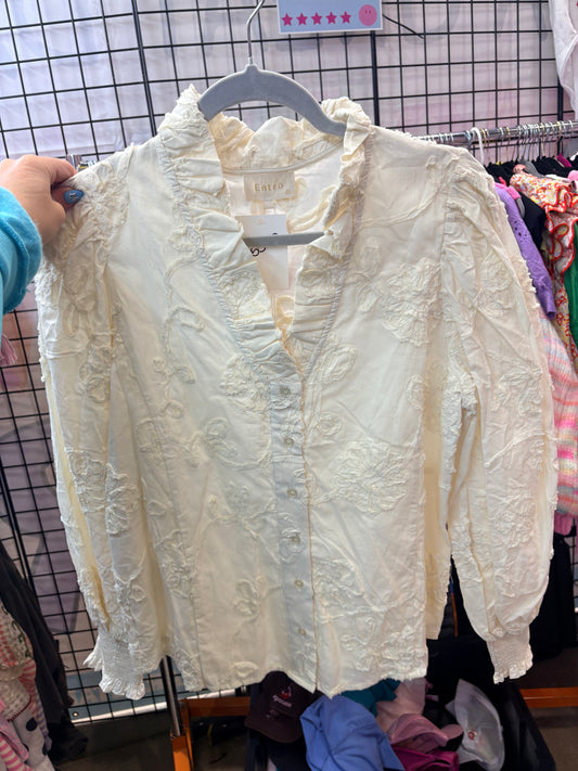 CREAM DETAILED TOP-2