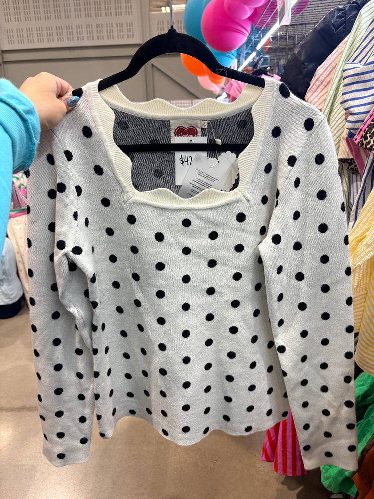POLK A DOT SWEATER-7
