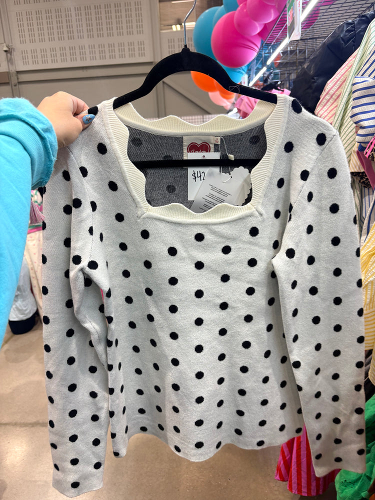 POLK A DOT SWEATER-7