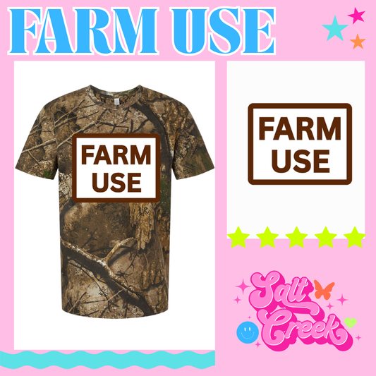 CAMO FARM USE TEE