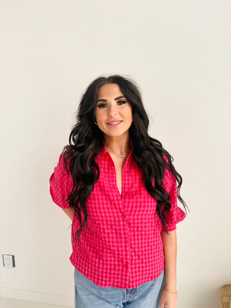 GINGHAM PINK TOP-9