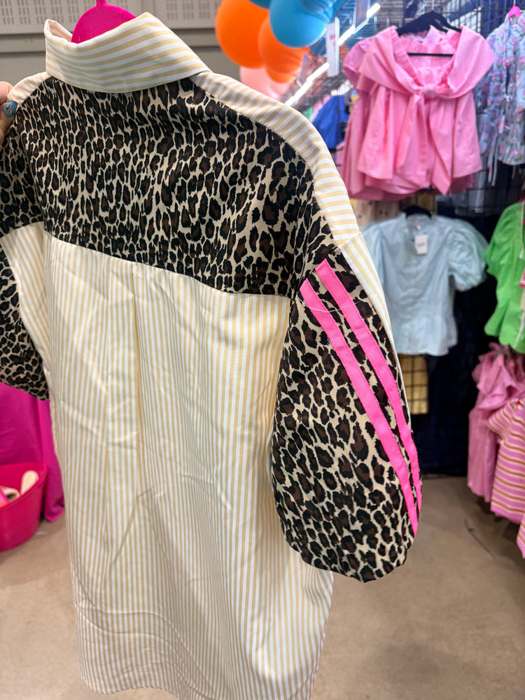 TAN STRIPE WITH CHEETAH DETAIL BACK-6