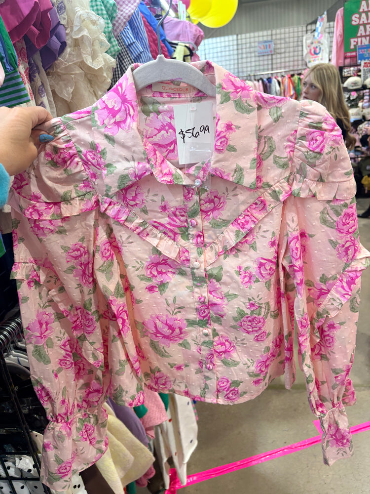 PINK FLORAL TOP-3