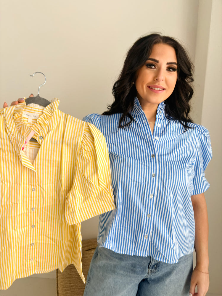 BLUE STRIPED TOP-10