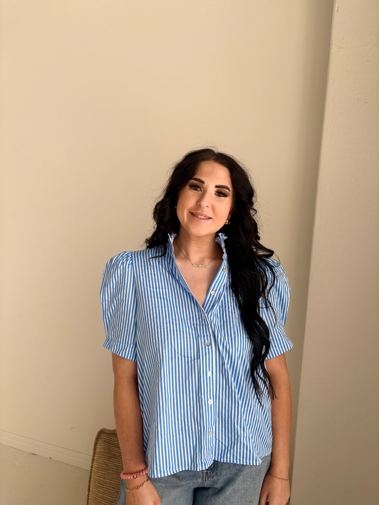 BLUE STRIPED TOP-10