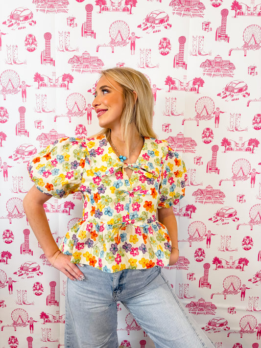 FLORAL PEPLUM TOP-2