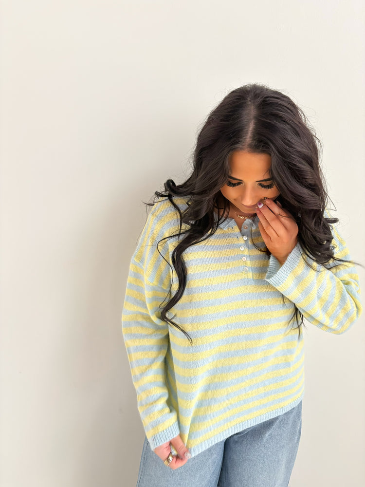 BLUE STRIPED SWEATER-12