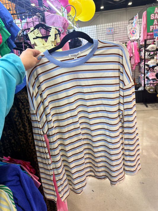 BLUE/BROWN LONG SLEEVE-2