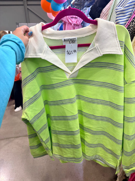 BUCKETLIST LIME SWEATSHIRT-5