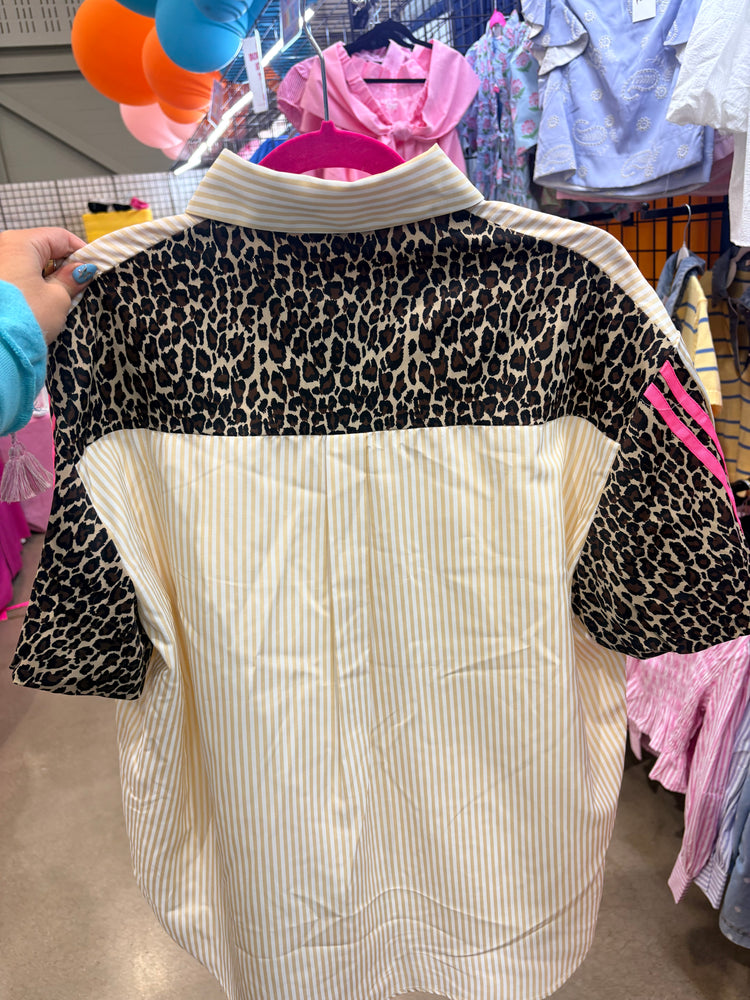 TAN STRIPE WITH CHEETAH DETAIL BACK-6