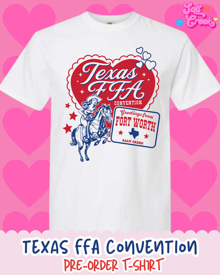 PRE-ORDER TEXAS FFA COWGIRL T-SHIRT