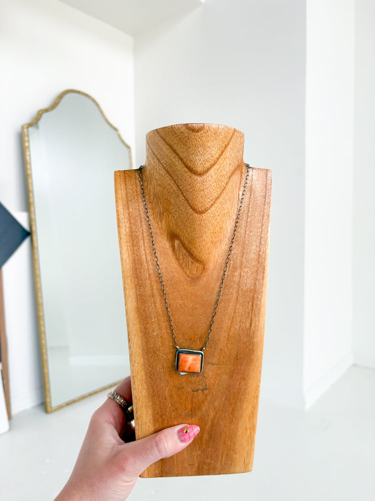 SCOTT SKEETS SPINY PENDANT NECKLACE