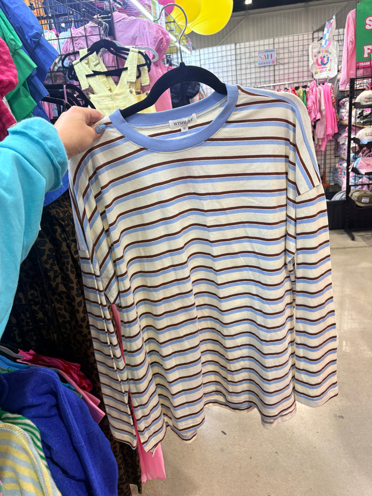 BLUE/BROWN LONG SLEEVE-2