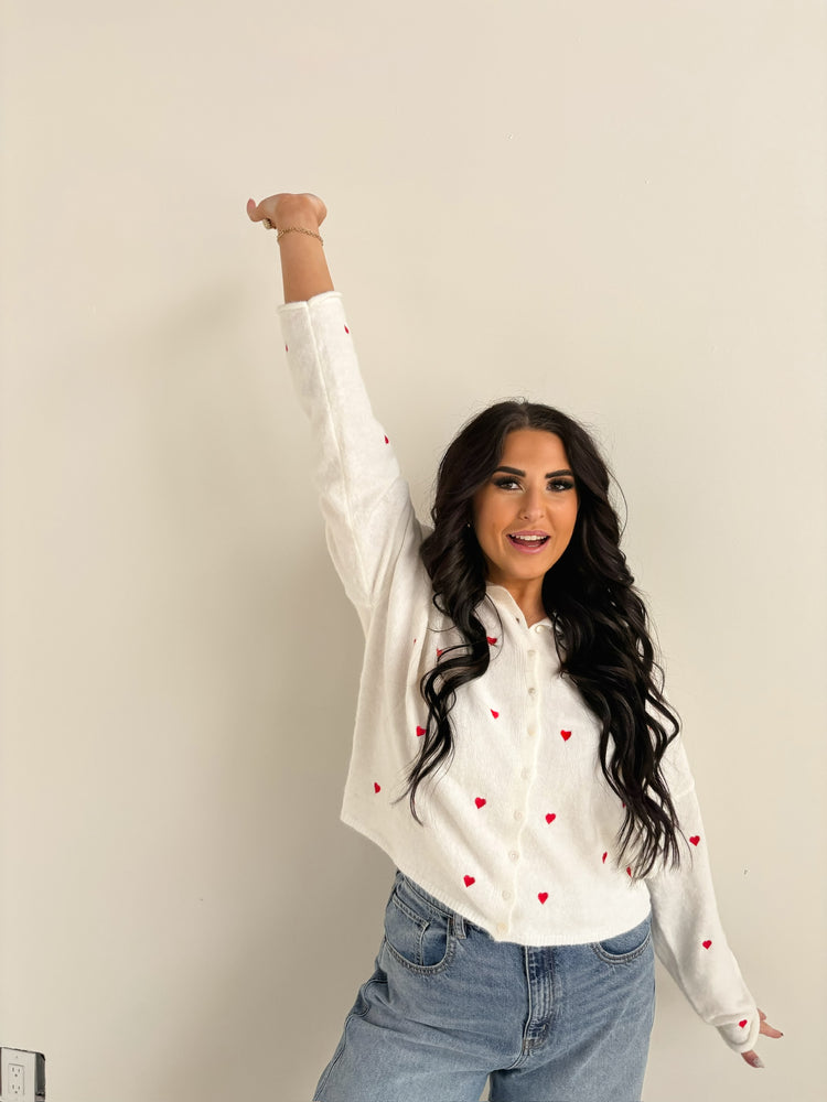 RED HEART CARDIGAN-12