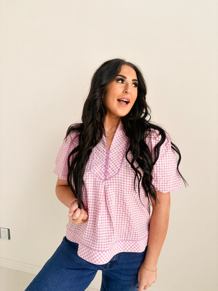 PURPLE GINGHAM TOP-9