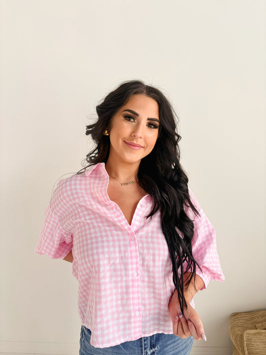 LIGHT PINK GINGHAM TOP-9