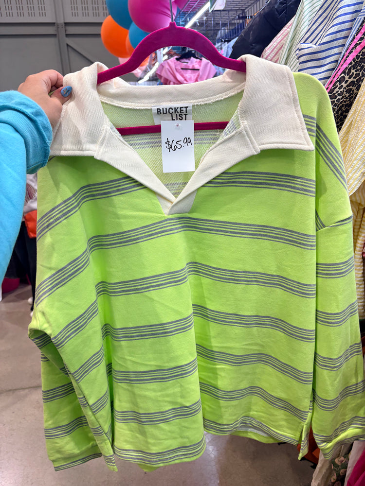 BUCKETLIST LIME SWEATSHIRT-5