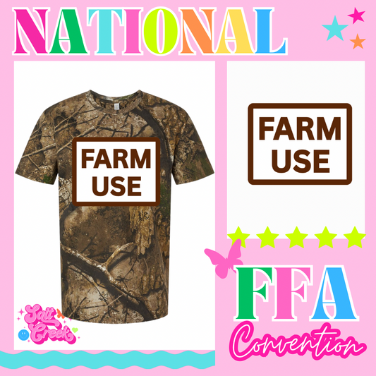 CAMO FARM USE TEE