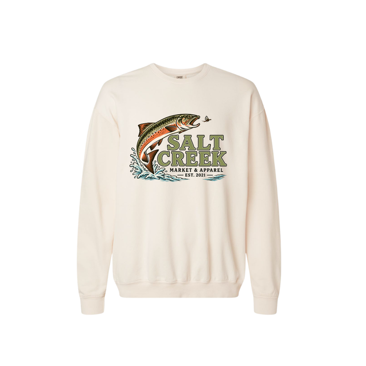SALT CREEK CREAM SWEATSHIRT- PLEASE READ DES.