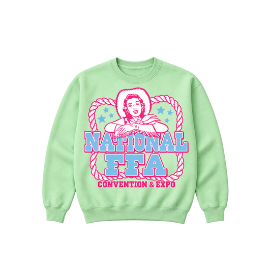 NATIONAL FFA COWGIRL SWEATSHIRT- PLEASE READ DES.