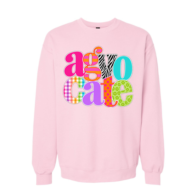 FUNKY AGVOCATE PINK SWEATSHIRT- PLEASE READ DES.