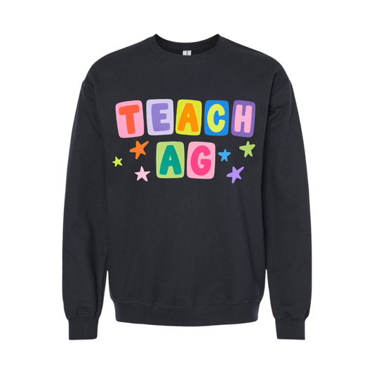 TEACH AG BLACK SWEATSHIRT- PLEASE READ DES.