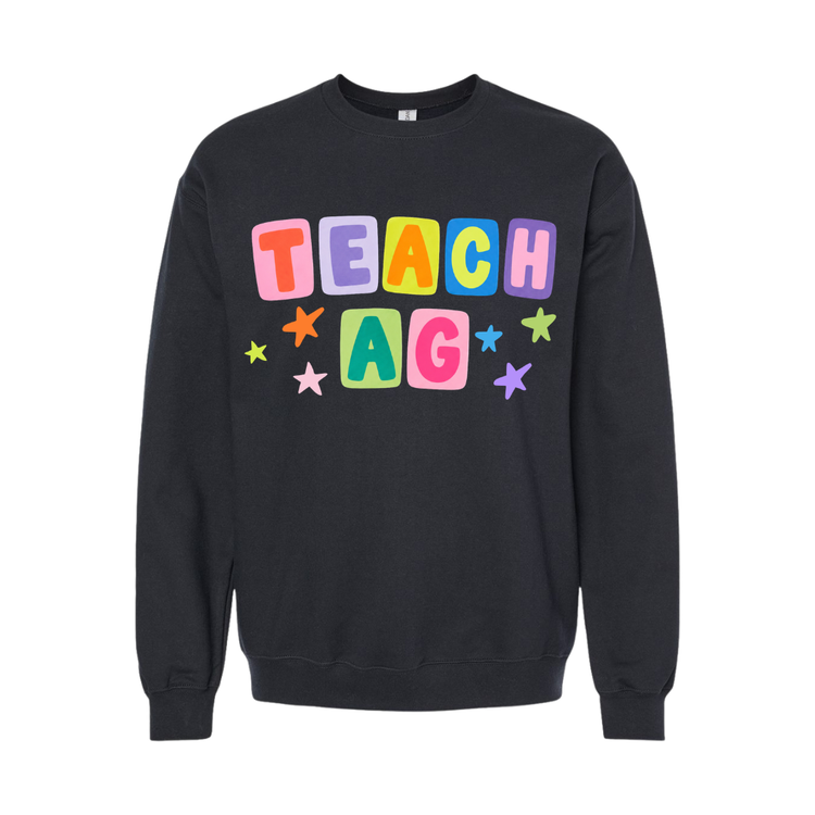 TEACH AG BLACK SWEATSHIRT- PLEASE READ DES.