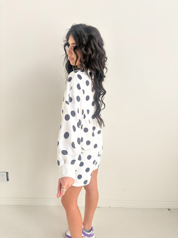 POLK A DOT SHORT SET