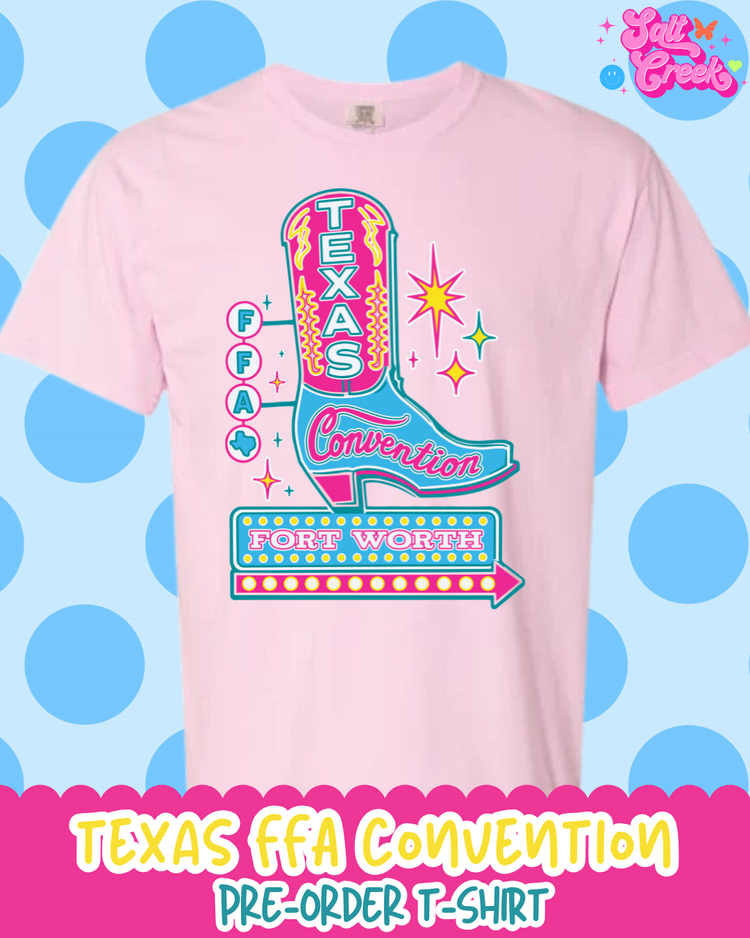 PRE-ORDER TEXAS FFA BOOT TSHIRT