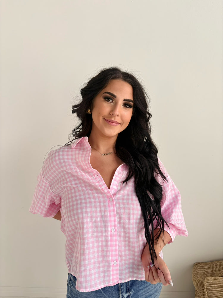 LIGHT PINK GINGHAM TOP-9
