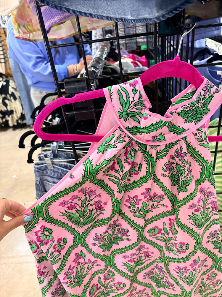 PINK FLORAL DRESS