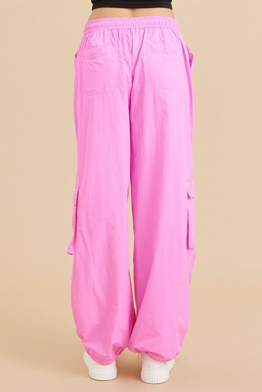 NEW PINK CARGO PANTS