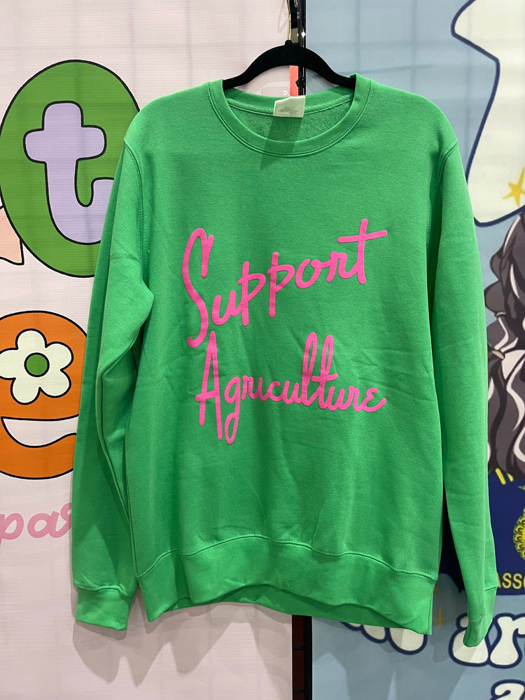 GREEN PUFF SUPPORT AG SWEATSHIRT