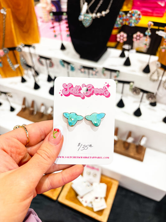 COW STUD EARRINGS