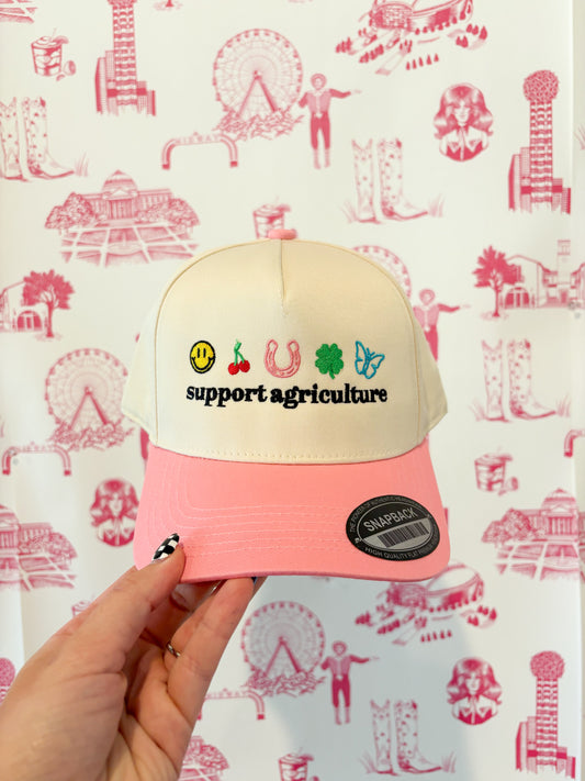 SUPPORT AG CAP PINK