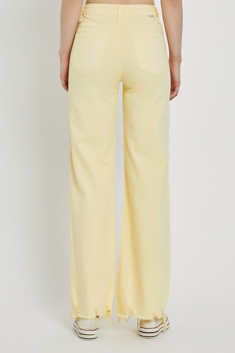 PALE YELLOW JEANS