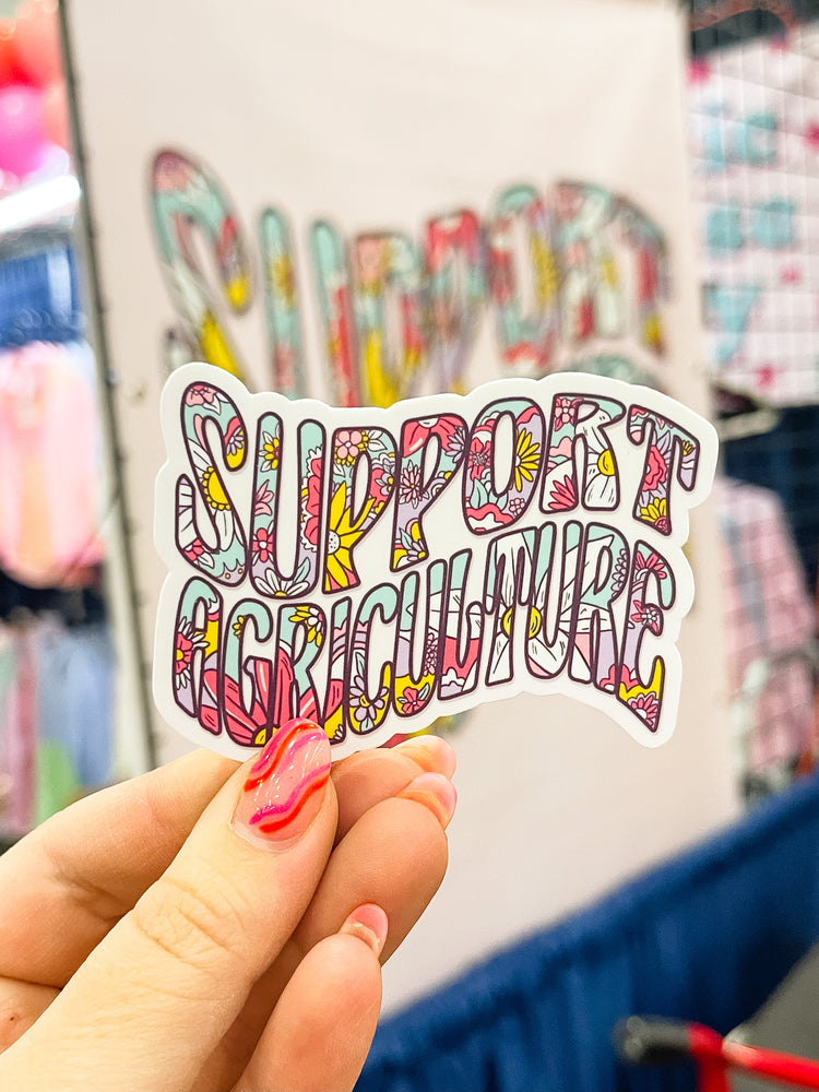 SUPPORT AGRICULTURE STICKER