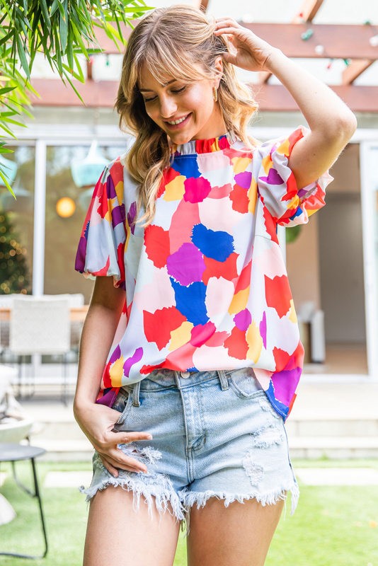 Party Multi Colored Top